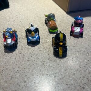 Angry Birds Go! Telepods Lot Mixed Lot Of 5 Hasbro 2013 With QR
